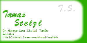 tamas stelzl business card